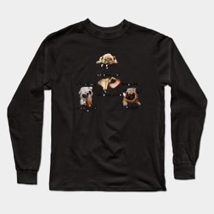 Stickers Puglife Quotes Long Sleeve T-Shirt